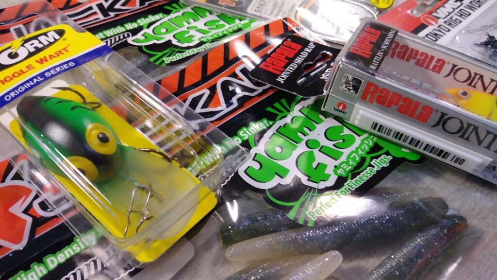 BOGO Bass Fishing Lures from Dicks Sporting Goods JACKALL Worms RAPALA Crankbaits - Realistic Fishing