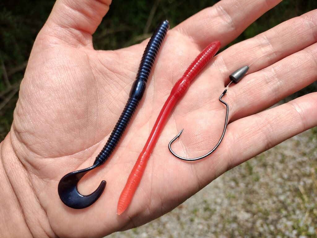 Bass Fishing With Cheap Plastic Worms Which Worm Catches More Bass - Realistic Fishing