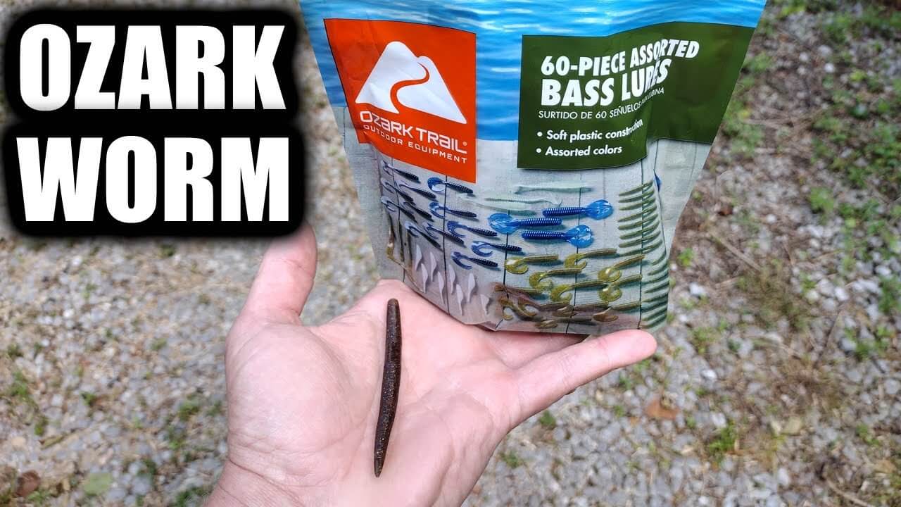 ozark trail plastic worm catches bass - Realistic Fishing